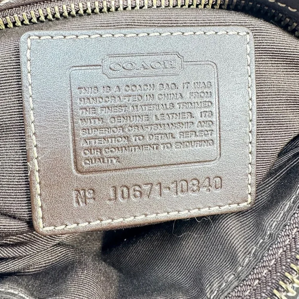 Coach Signature Small Crossbody Bag - Swing Pack - J0671-10840 - Brown - Picture 3 of 6